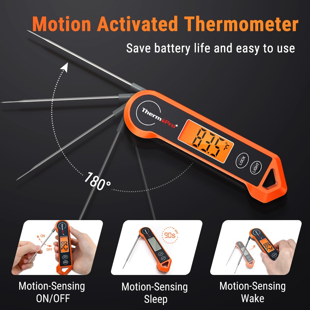 ThermoPro TP19H Digitale Schnelles Lesen Fleisch Thermometer Wasserdicht Mit Hintergrundbeleuchtung &Ampere; Kalibrierung