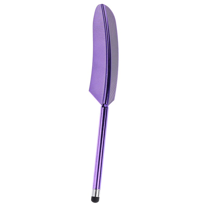 Unique Feather Capacitor Pen For Ipad Tablet Phone Stylus Condenser Stylus For IPhone6s 7 8 Xs Max: PP