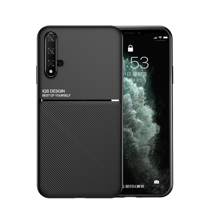 For Huawei Honor 20 Case Silicone Cover Shockproof Bumper For Huawei Honor 20 Pro 20s Nova 5T Magnetic Car Holder Coque