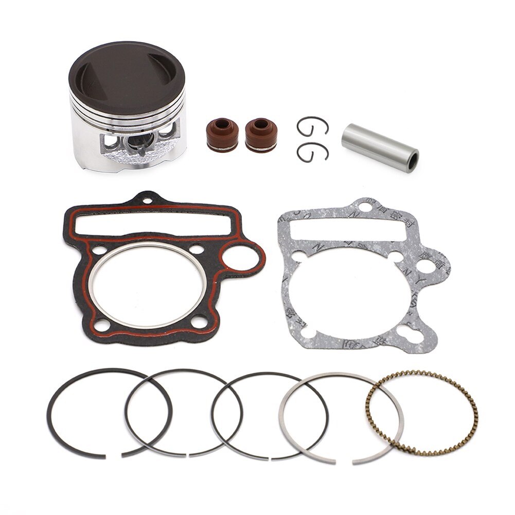 Complete Piston Kit Rings 1X For Stomp YX140 Pitbike Engines Gasket Oil Seal Diameter 56mm For Z140 Z3 140 Z2 Pit Bike WPB Demon: Default Title