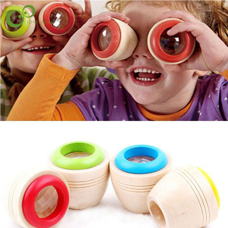 Houten Caleidoscoop speelgoed artascope wetenschap studie schattige modellering houten speelgoed voor kind, Kinderen educatief speelgoed klassiekers WYQ