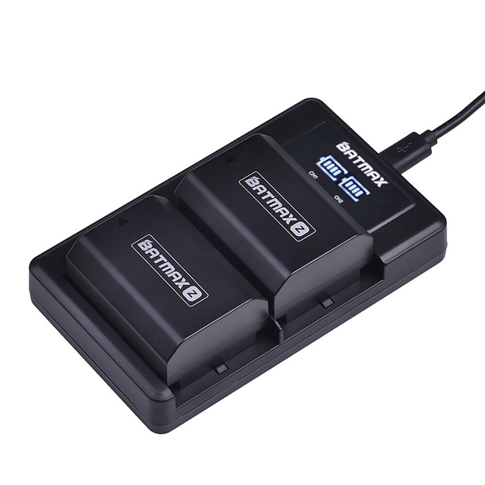 1Pc NP FZ100 LED Dual USB Battery Charger for Sony NP-FZ100, BC-QZ1 Alpha 9, A9, Alpha 9R, A9R Alpha 9S ILCE-9 A7m3 a7r3 7RM3