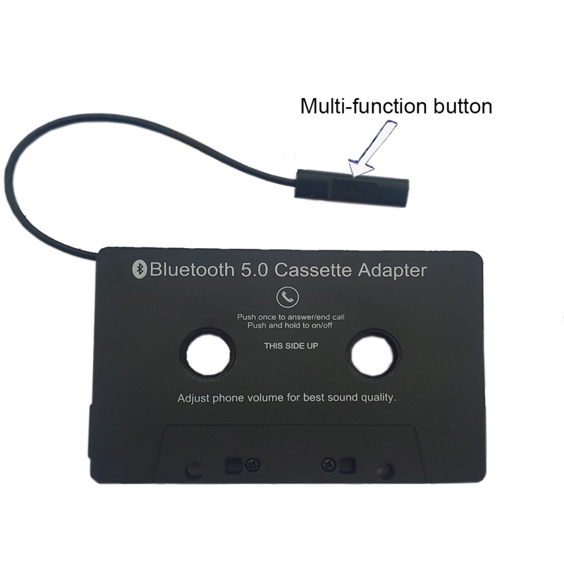 Lecteur de Cassette Audio Bluetooth sans fil pour voiture, adaptateur de bande, chargeur USB