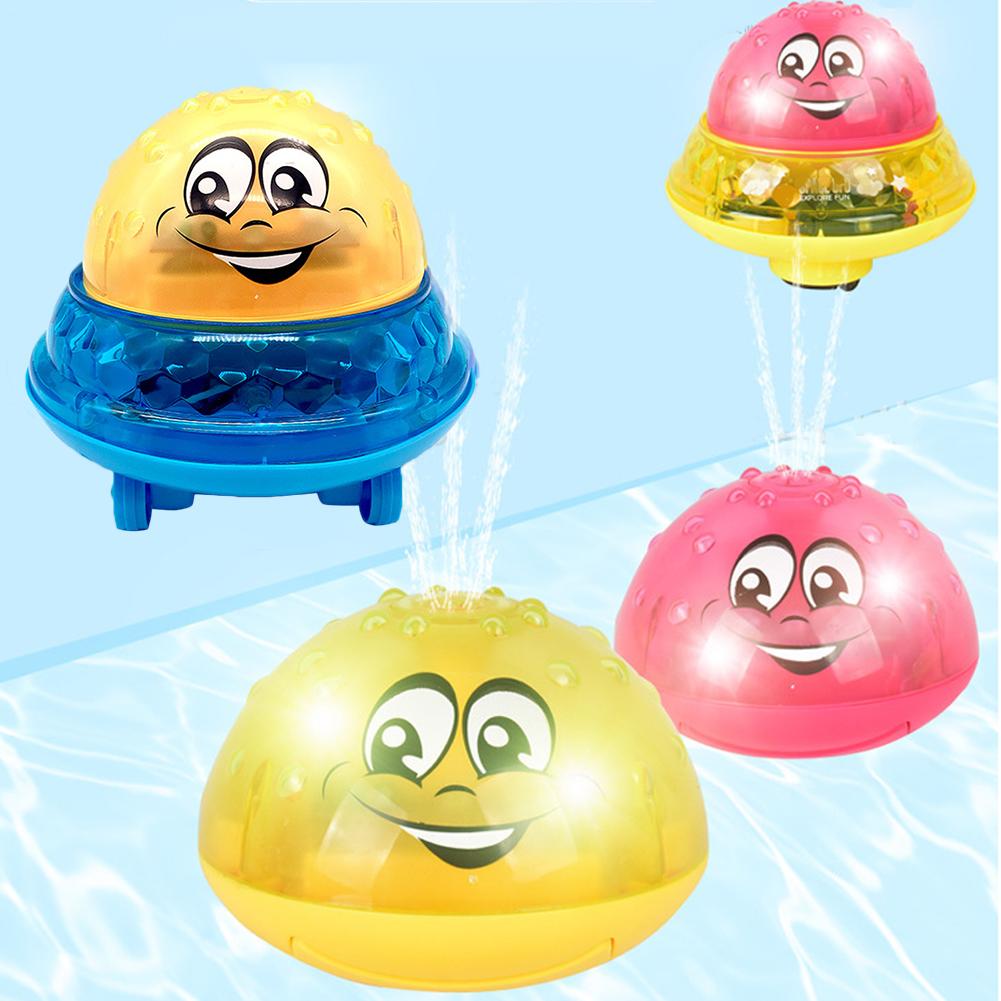 Elektrische Sprinkler Waternevel Speelgoed Licht Muziek Draaien Water Bad Speelgoed Grappige 3D Ruimte Ufo Waternevel Speelgoed Kinderen Zwemmen speelgoed