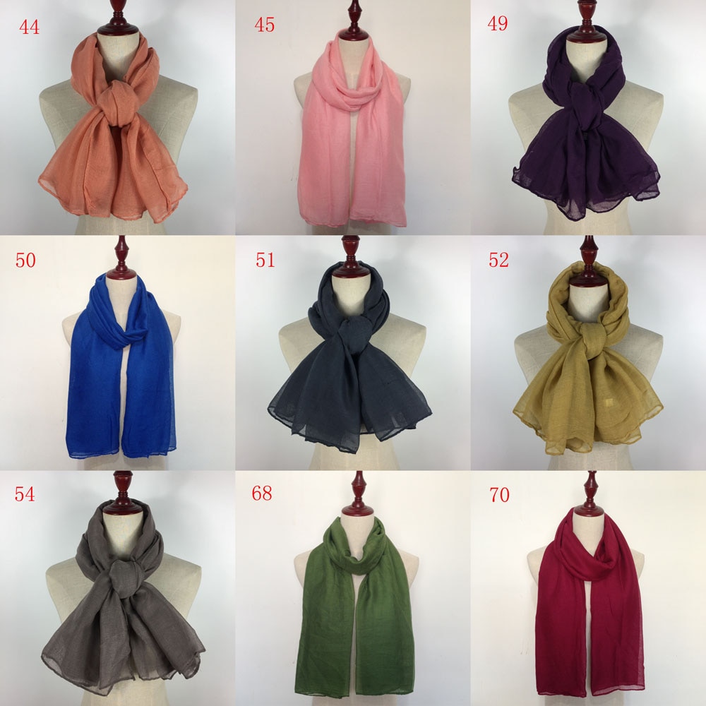 schlicht max schal viskose schal pashmina hijab schal Muslim für frauen Dame mädchen einfarbig