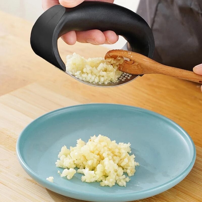 Roestvrij Knoflookpers Handheld Druk Squeezer Handmatige Gralic Druk Apparaat Gember Knoflook Huishoudapparatuur Keuken Accessoires