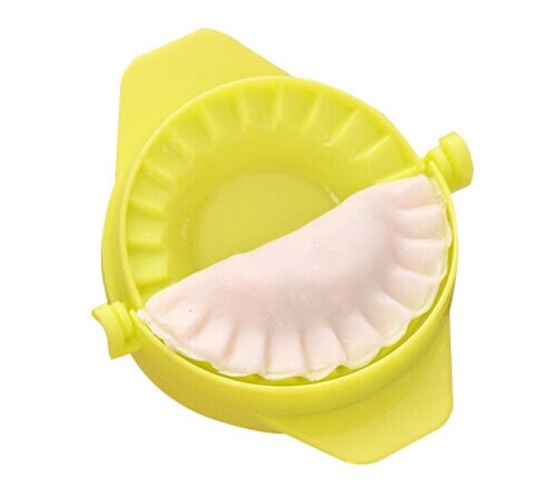 Food Dumplings modelling tools Kitchen Magic Manual Pack Machine Food-grade Plastic Pinch Color Random
