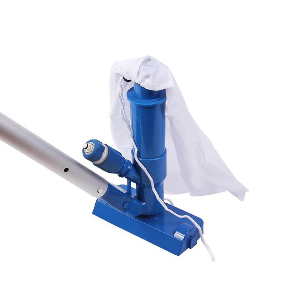 Portable Pool sweeper Sweep device swimming pool vacuum brush head kit With Long Telescopic Rod Dust Remover Pool Cleaning Set