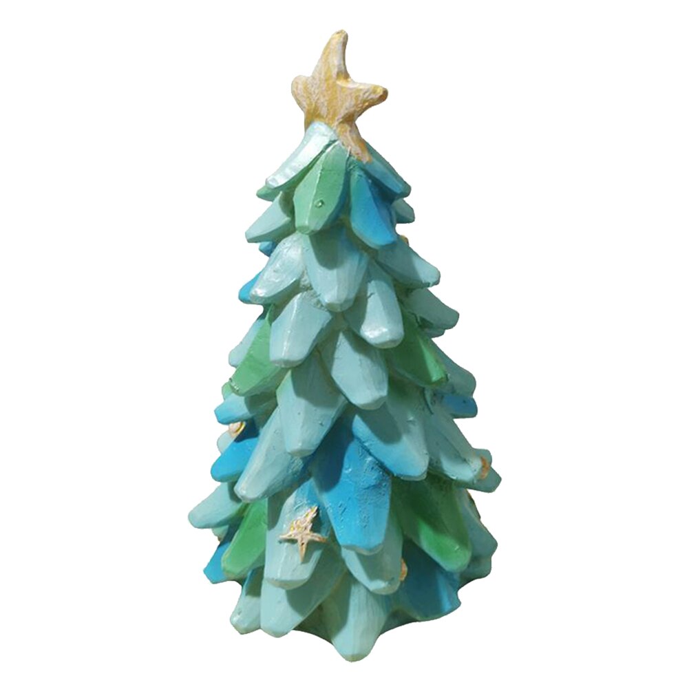 Huis Blauw Veilig Kerstboom Ornament Kids Speelgoed Party Decoraties Schakelaar Feestelijke Decor Met Verlichting Latex Patio Night