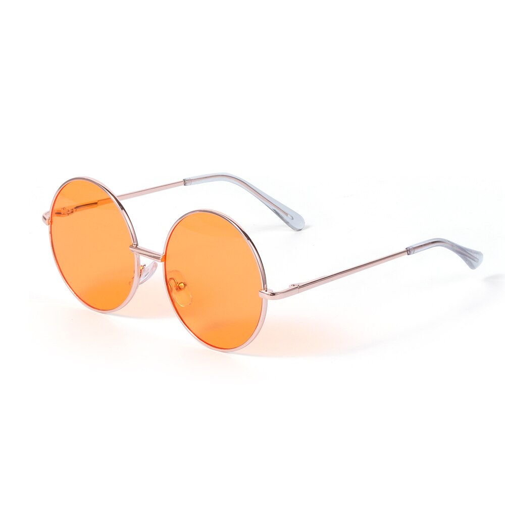 Drenge og piger vilde britiske stil solbriller børns solbriller retro runde ramme solbriller til vandreture: Stil 4