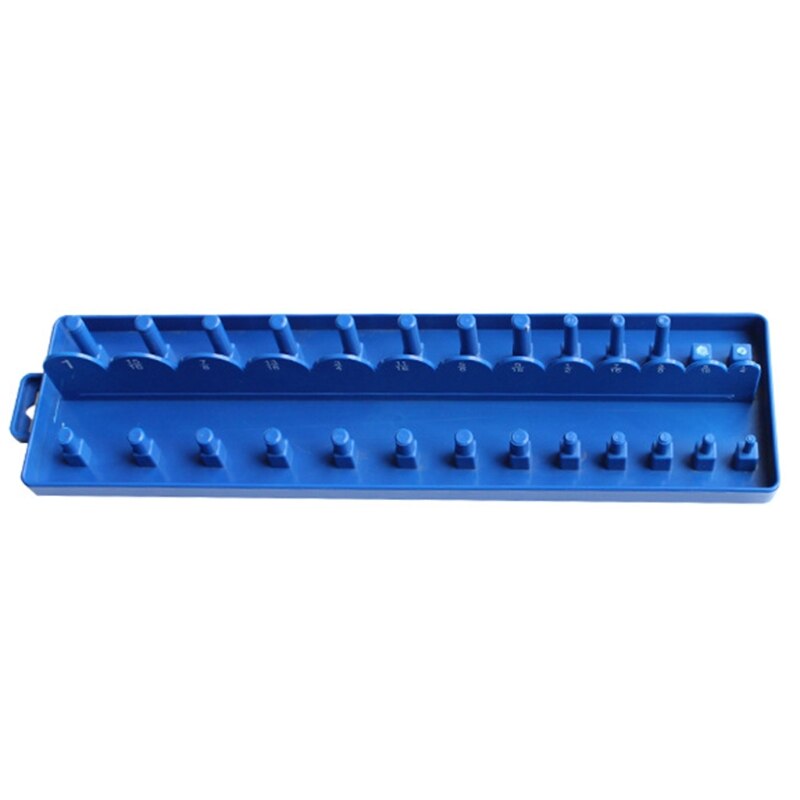 1/4" 3/8" Socket Sleeve Storage Bracket Holder Garage Collection Tool Metric Durable Plastic Home Tool Accessories Arrange 40JE: 9FP100796-B