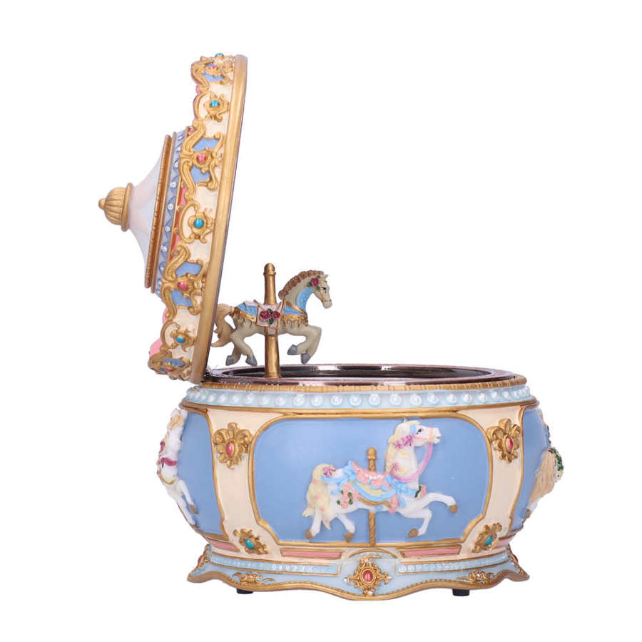 Carrousel Muziekdoos Spinning Paarden Romantische Bruiloft