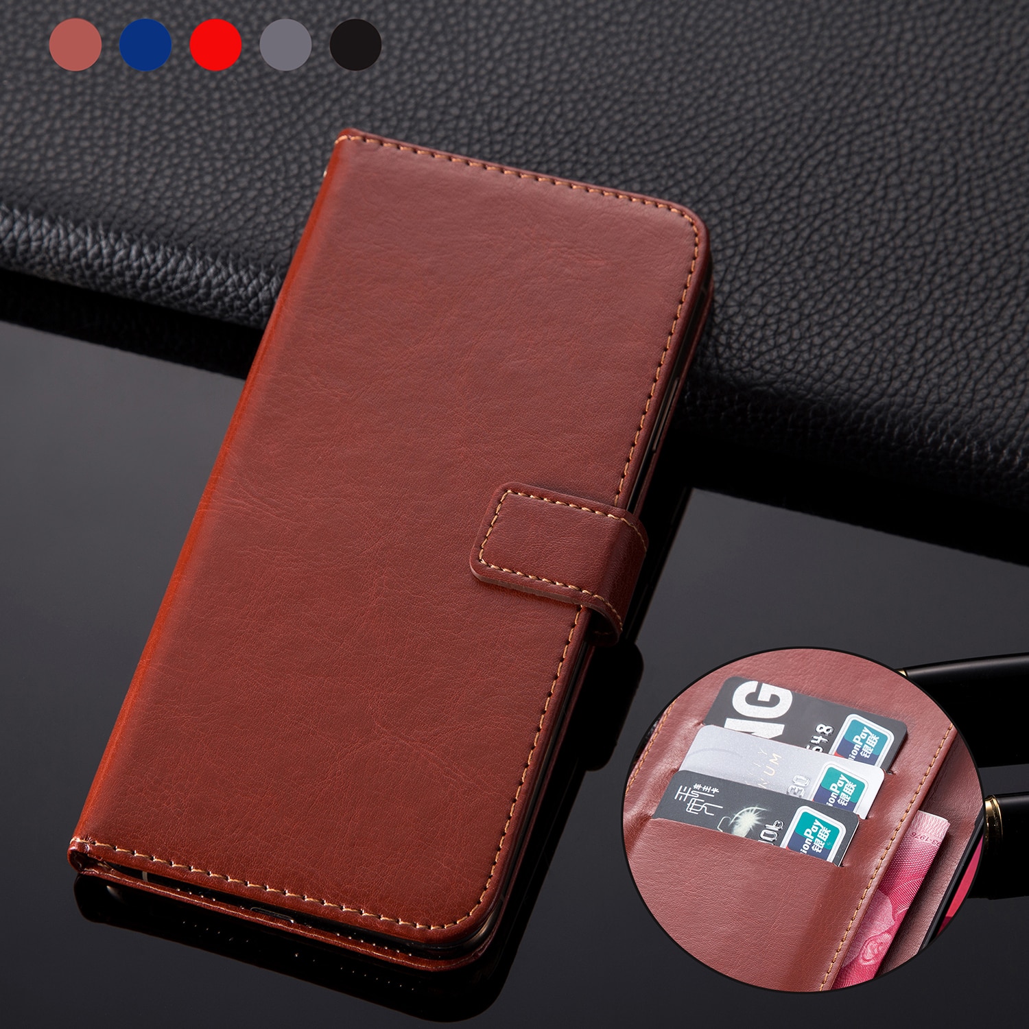 For Yandex.Telephone Business Brand Case Leather Book Flip Phone Cover For Yandex Phone 5.65" Kickstand wallet phone bag coque