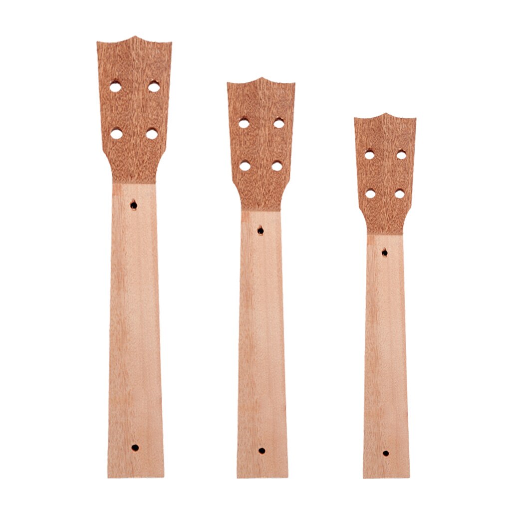 Sapele wood 21/23/26 " ukulele mini guitar ufærdige hals gør-det-selv dele
