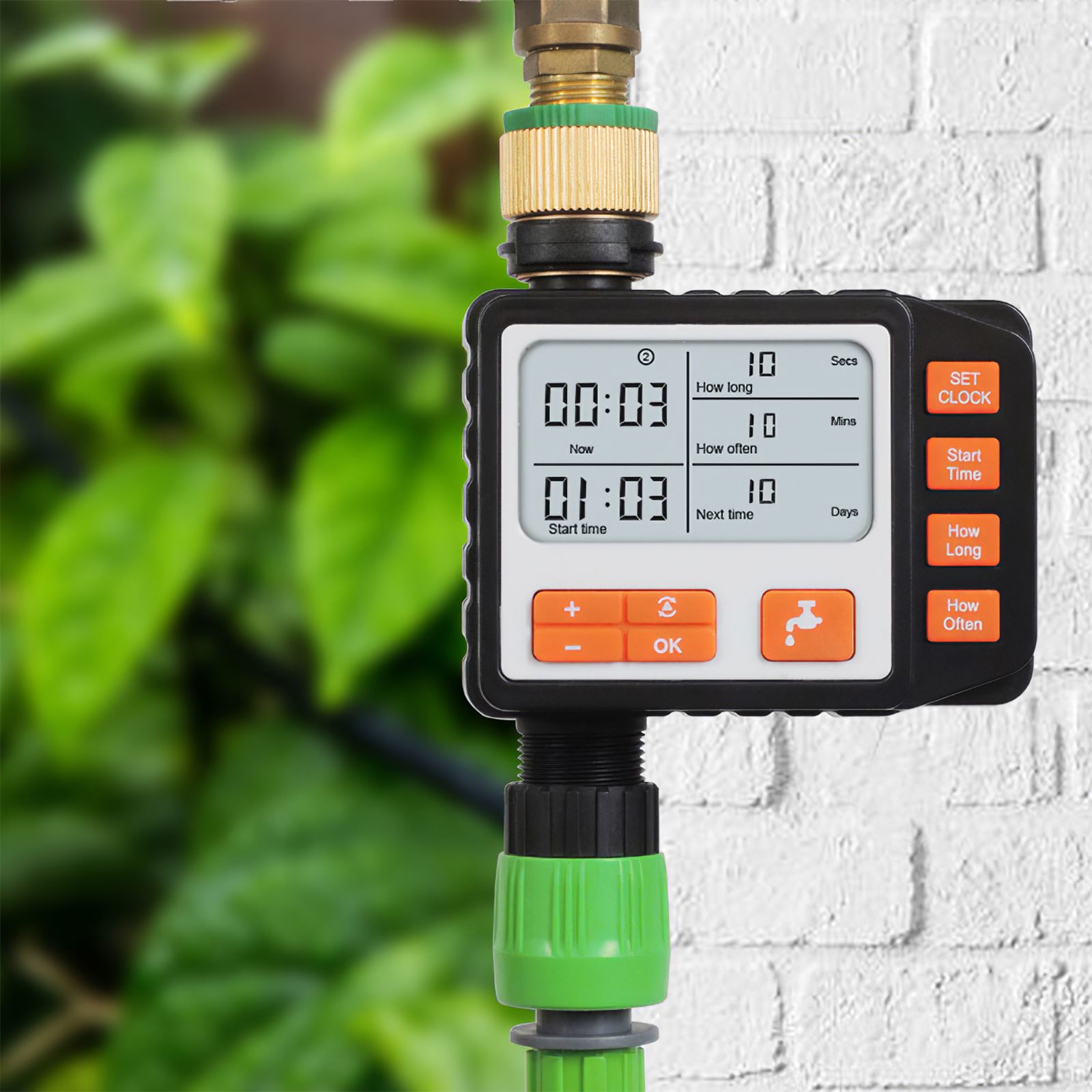 Sprinkler Timer Garden Battery Irrigation Programmer LED Display Garden Watering Timer Sprinkler Controller Device For Garden