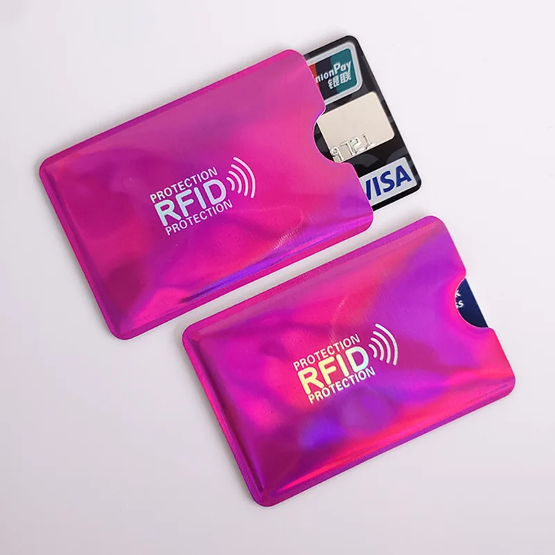 1PC Color Anti-Scan Card Sleeve Credit RFID Card P...  Grandado