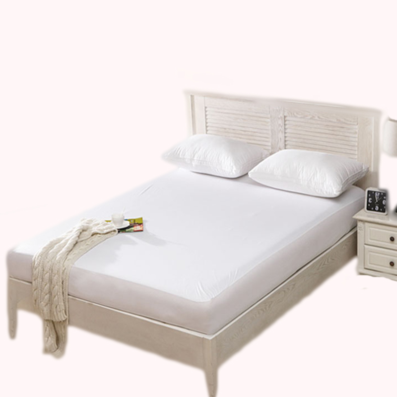 Glad Waterdichte Matras Protector Cover Voor Bedplassen Hypoallergeen Protector Pad Anti Mijten Bed Cover Voor Matras Topper: 80x160x30cm