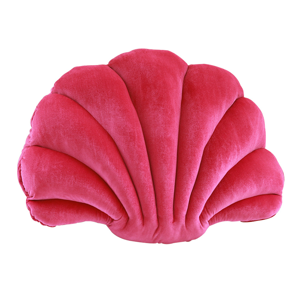 Home Bedroom Throw Pillows Soft and Comfortable Plush Shell Pillows for Home Decor and Comfortable Cushions with Logos: Rose Red / 50x50cm