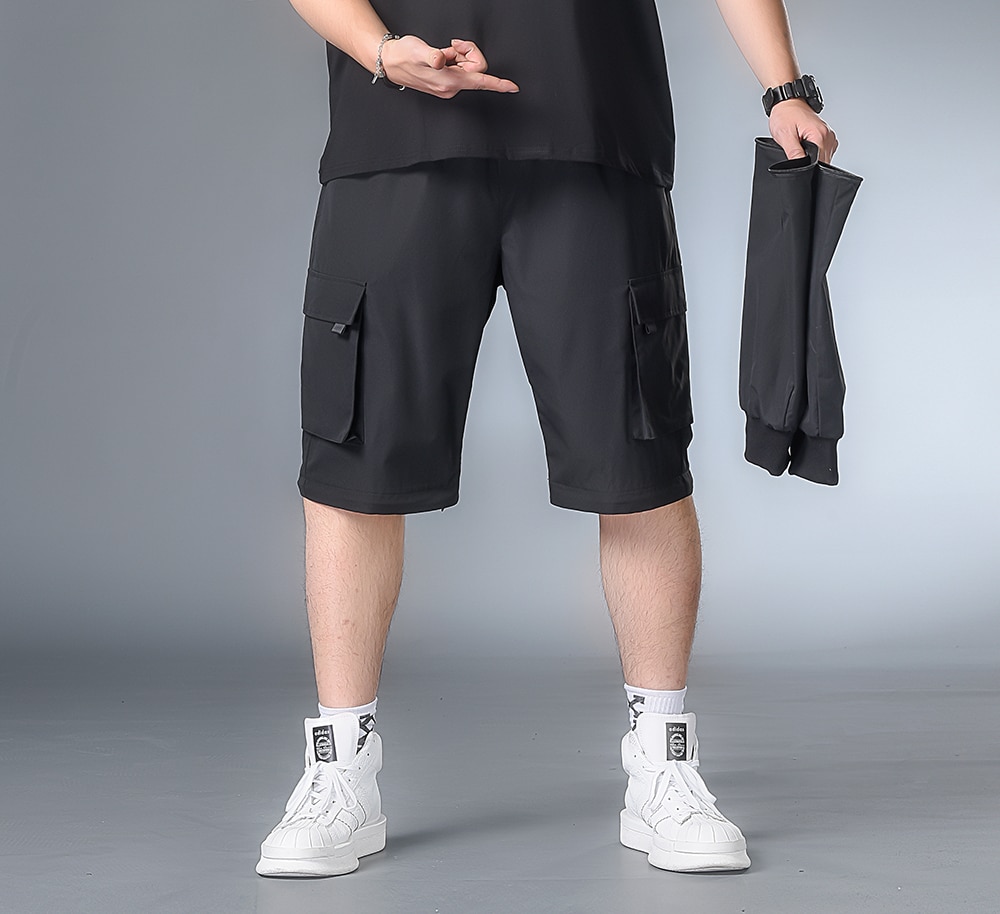7xl- xxxxl pachwork cargo bukser streetwear hip hop bånd joggebukser menn japansk stil svart fritids joggebukser mote