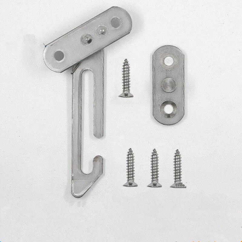 Side Window Restrictor Casement Stopper Stainless Steel Wind Brace Sliding Door Window Locks Child Safety Fixed Lock Accessories