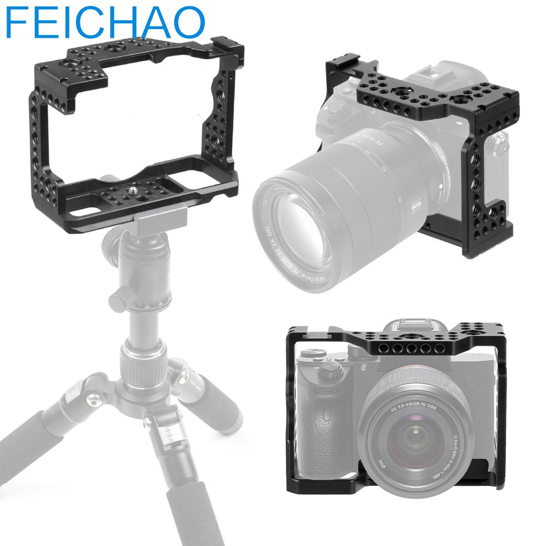 Cage de caméra portable en aluminium QR pour Sony A7RIII/A7III/A7MIII Kit d'extension de photographie de support de trépied pour reflex numérique