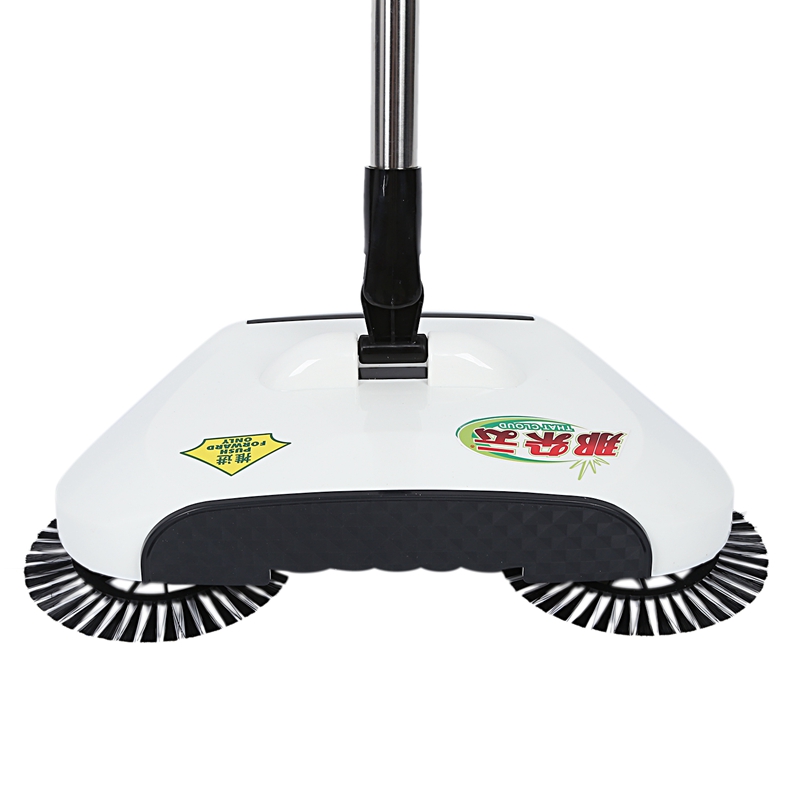 Stainless Steel Sweeping Machine Push Type Hand Push Broom Dustpan Handle Household Cleaning Package Hand Push Sweeper Mop