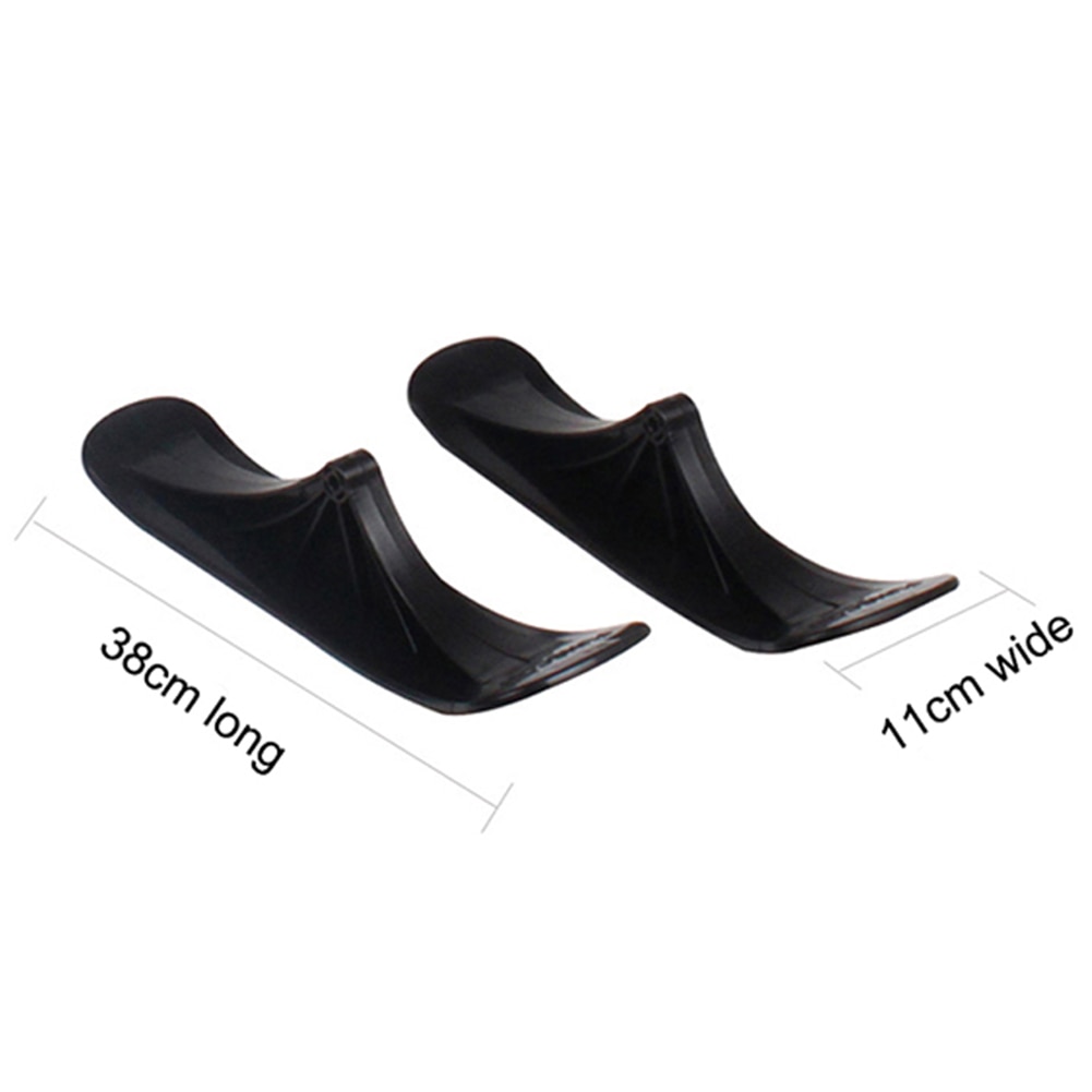 2Pcs Winter Roller Schnee Ski Schlitten Reiten Reifen Ersatz Teile Zubehör