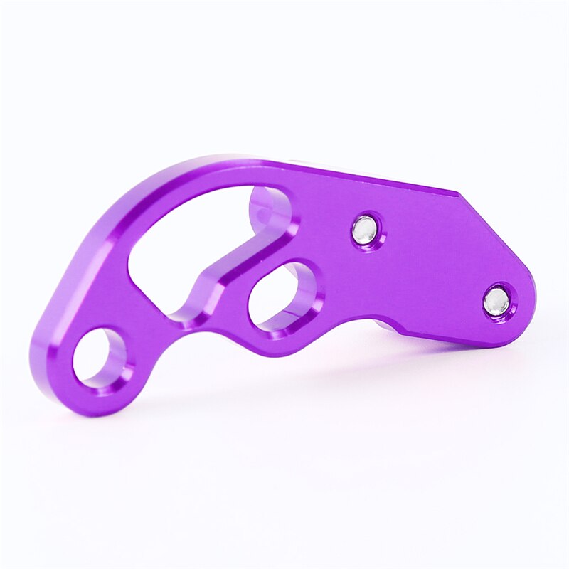 Aluminum Alloy Motorcycle Oil Tube Fixed Tubing Clamp Bicycle Frame Buckle Mountain Bike Brake Cable Sets Tube Guide Adapter: Purple