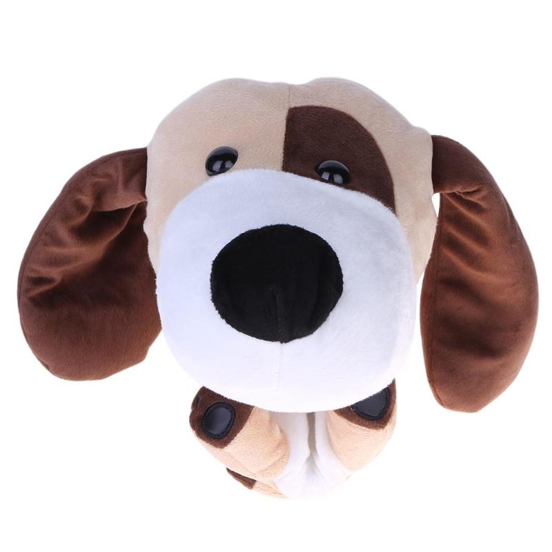 Soft Fleece Golf Putter Protective Cute Cartoon Puppy Dog Golf Club Head Covers Protector for 460CC No.1 Drive Golf Accessories: 01