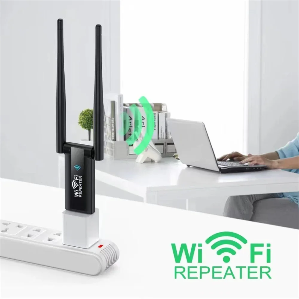 300Mbps 2.4G USB Wireless WiFi Repeater Extender Router WiFi Signal Amplifier Booster Long Range Wi-Fi Repeater Access Point
