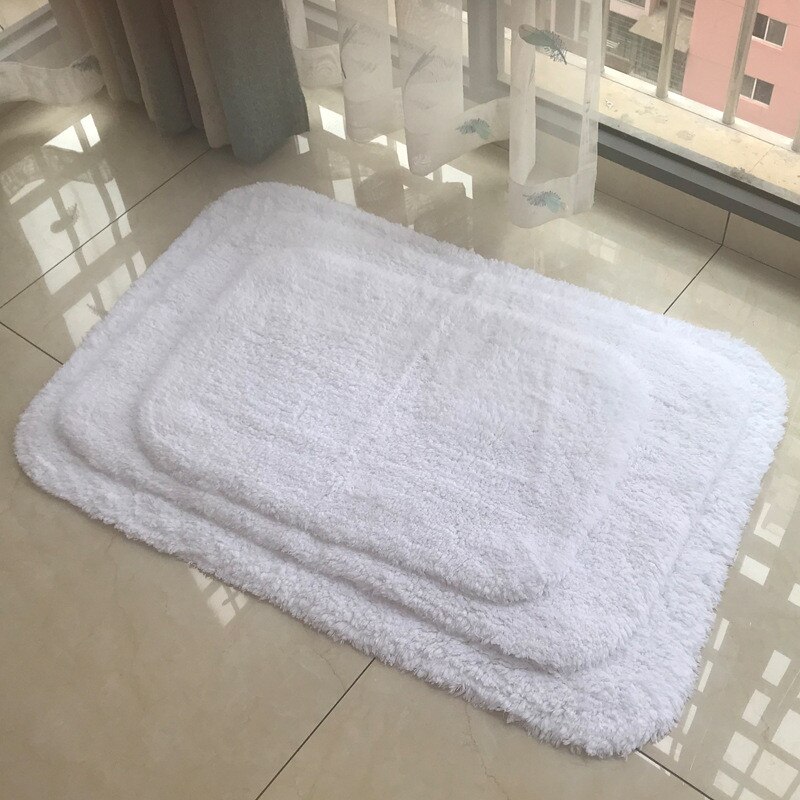Hvid gulv towelfive stjerne hotel hjem grå bomuld skridsikker absorberende badeværelse badekar mat tekstil 60*90cm 40 *60cm