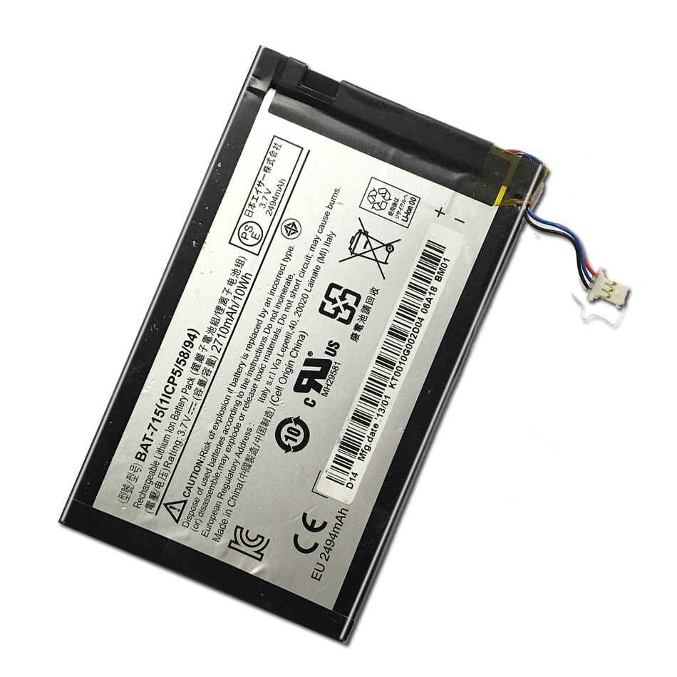 Tablet Battery 2710mAh for Acer Iconia Tab B1 B1-A71 B1-710 - BAT-715 with 3 Cables