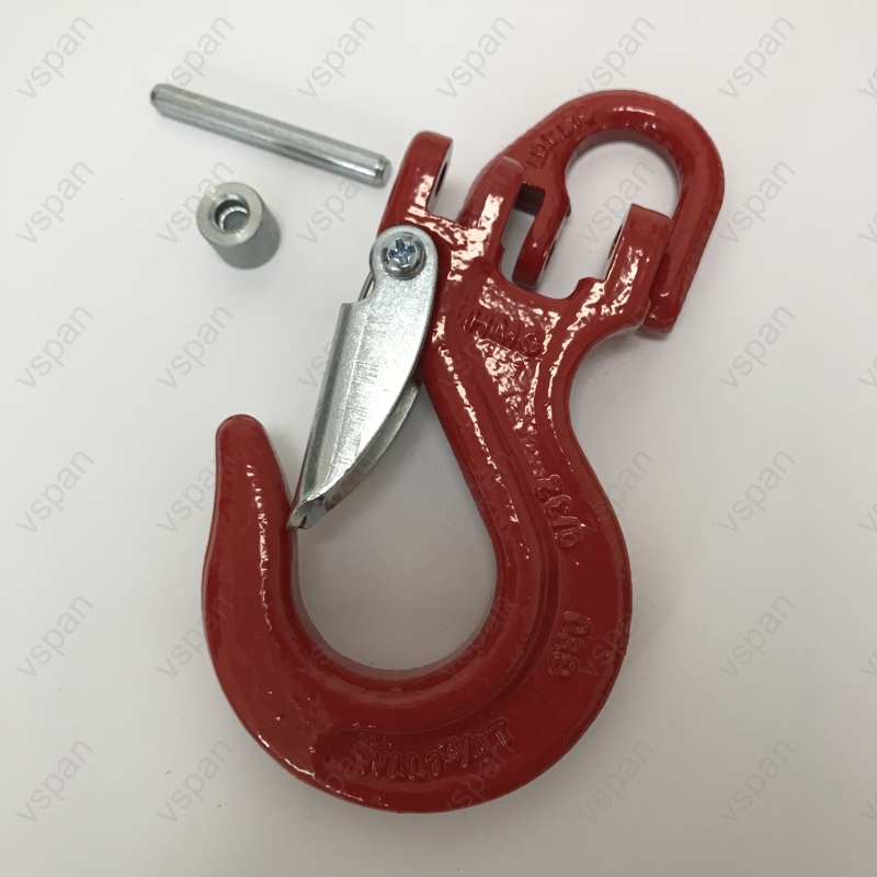 in Acciaio forgiato Grado 80 metà-collegamento Chiusura di Sicurezza Cerniera Verricello Cavo Gancio Girevole verricello Gancio per jeep attaccabrighe Camion spento-strada di Recupero