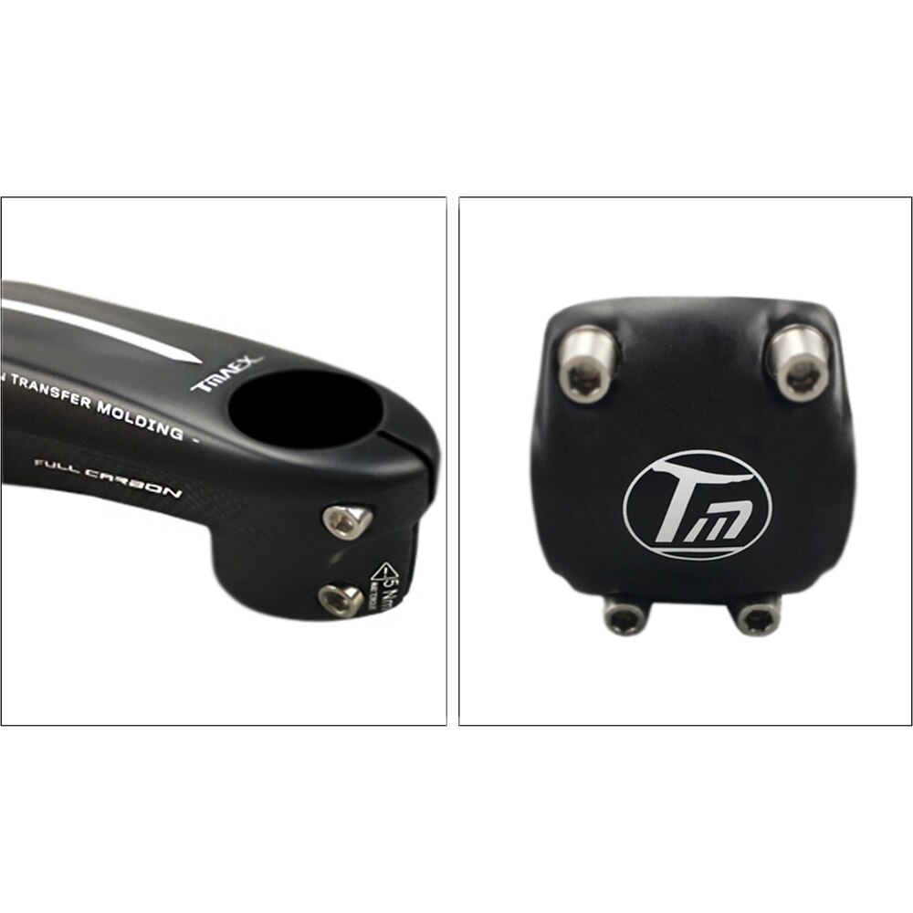 Carbon Stem Road Mountain Bike Stem Black-Red-White-Silver 80-110mm Black Matte Bicycle Stem MTB Road Bikes