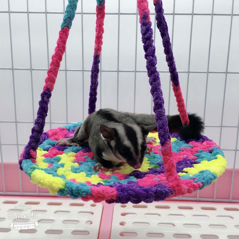 Klimtouw hangmat schommel voor kleine dieren hangend huis bed rat fretten