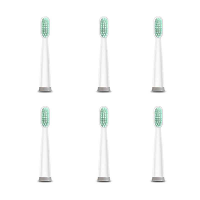 Electric Toothbrush Tooth brush adult Waterproof Ultrasonic automatic Toothbrush Face Cleaning Machine: Only 6 Brush Heads