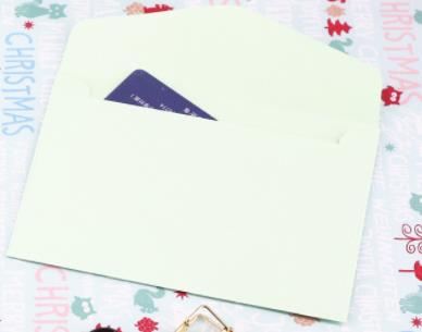 Coloffice 10 pièces/ensemble bonbons couleur jolie enveloppe banque carte de membre sac de rangement blanc petit enveloppe école fournitures de bureau: Vert clair