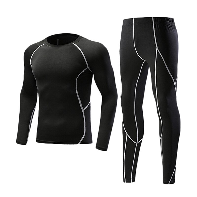 2Pcs/Jongens Sport T-shirts + Broek Gym Compressie Fitness Running Kleding Sportkleding Kinderen Sport Set