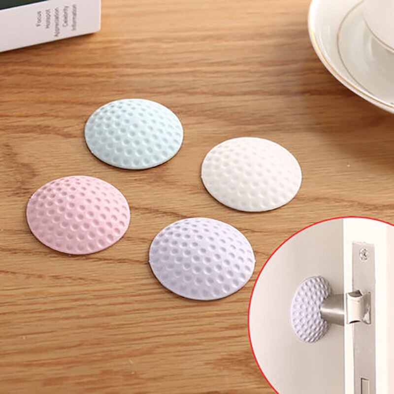 3Pcs Door Stopper Silicon Soft Door Cushion Protection Pad Rubber Silicone Stopper Door Mute Stickers Hardware Bumper Wall Mat