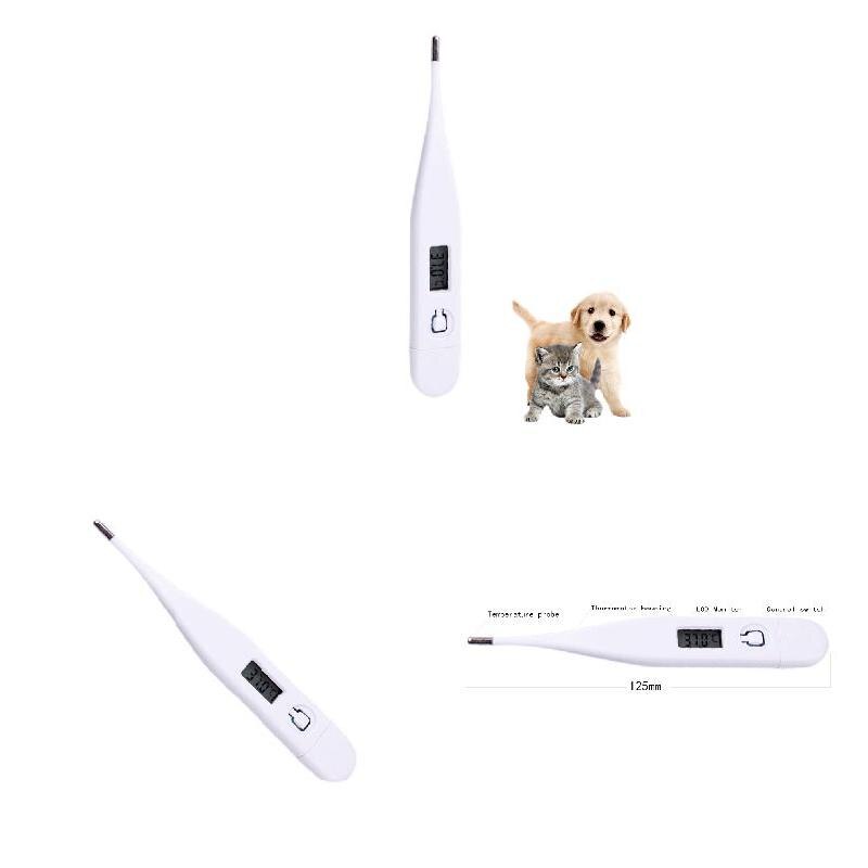 Pet Digitale Thermometer Voor Quick Lezen Van Temperatuur Indicator In De Mondholte Oksels En Anus Katten En Honden Lad