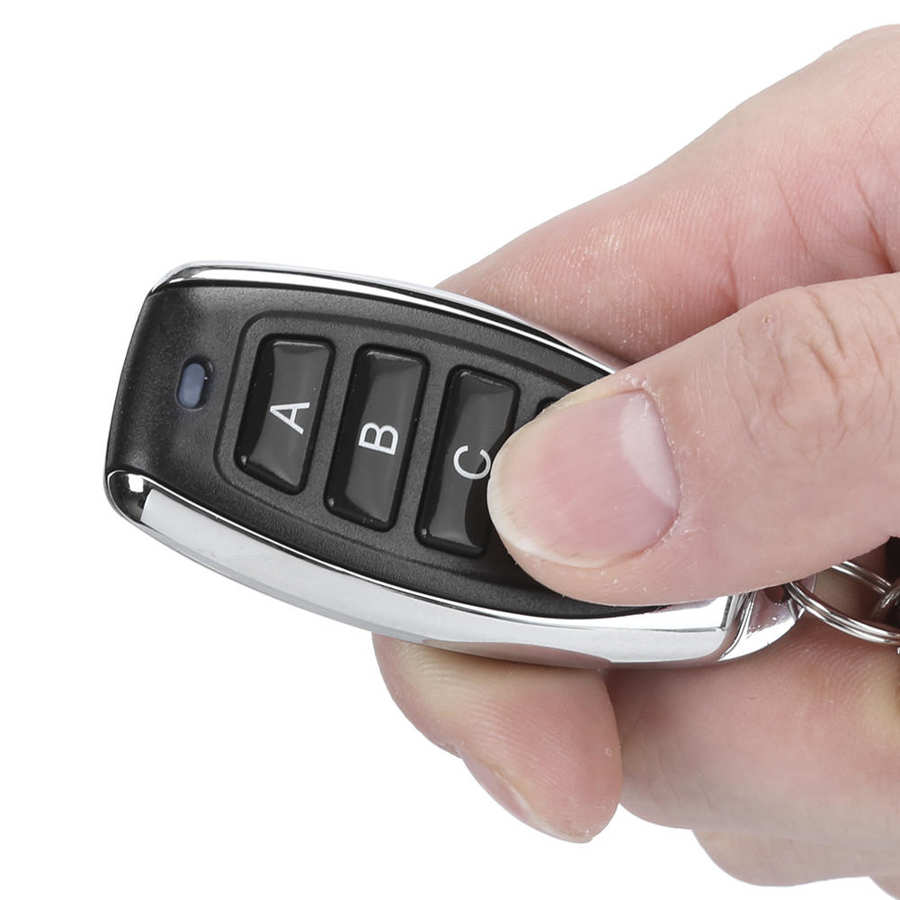 12V 4 Way Wireless Controller Remote Control Switch Transmitter+Receiver for Barrier Gate Garage