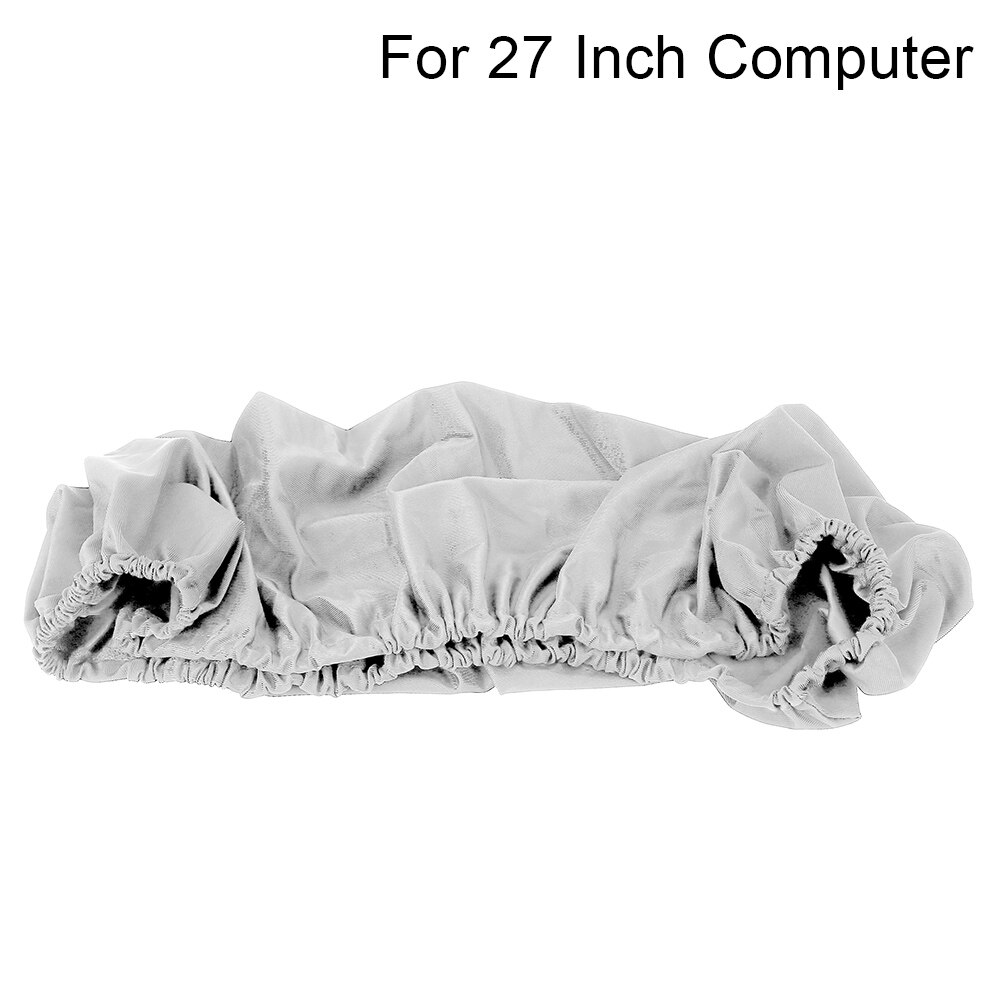 For 27Inch For IMac Macbook Pro Air Monitor Protective Cover Flexible Polyester Dust-proof Computer Dust Cover: Gray