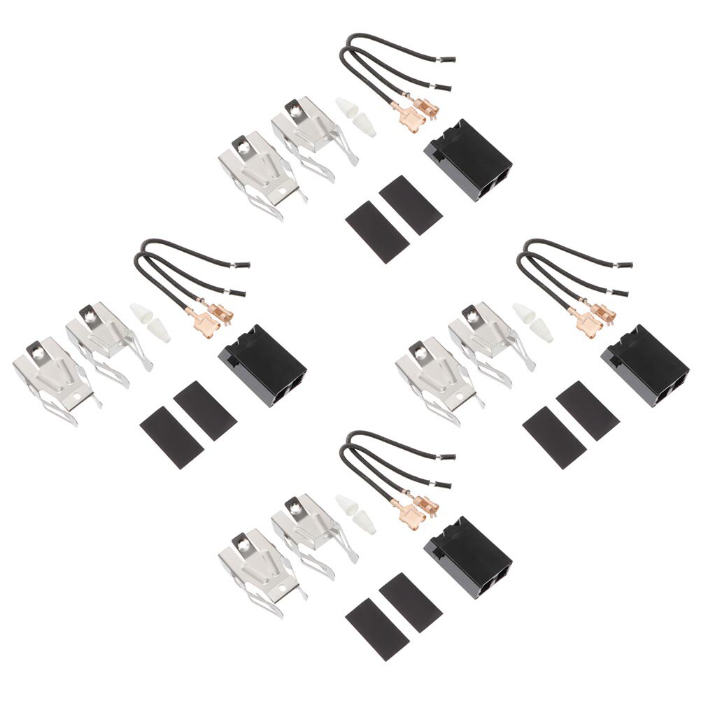 4 Sets Range Burner Receptacle Kit for Oven Surface Burner Receptacle Set