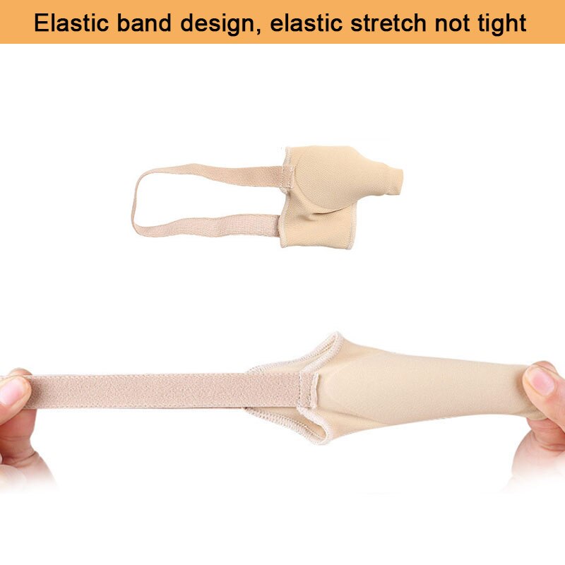 2 stk blød knyst pinky corrector lilletå ortopædisk skinne hallux valgus overlappende korrektion fodpleje pedicure værktøj