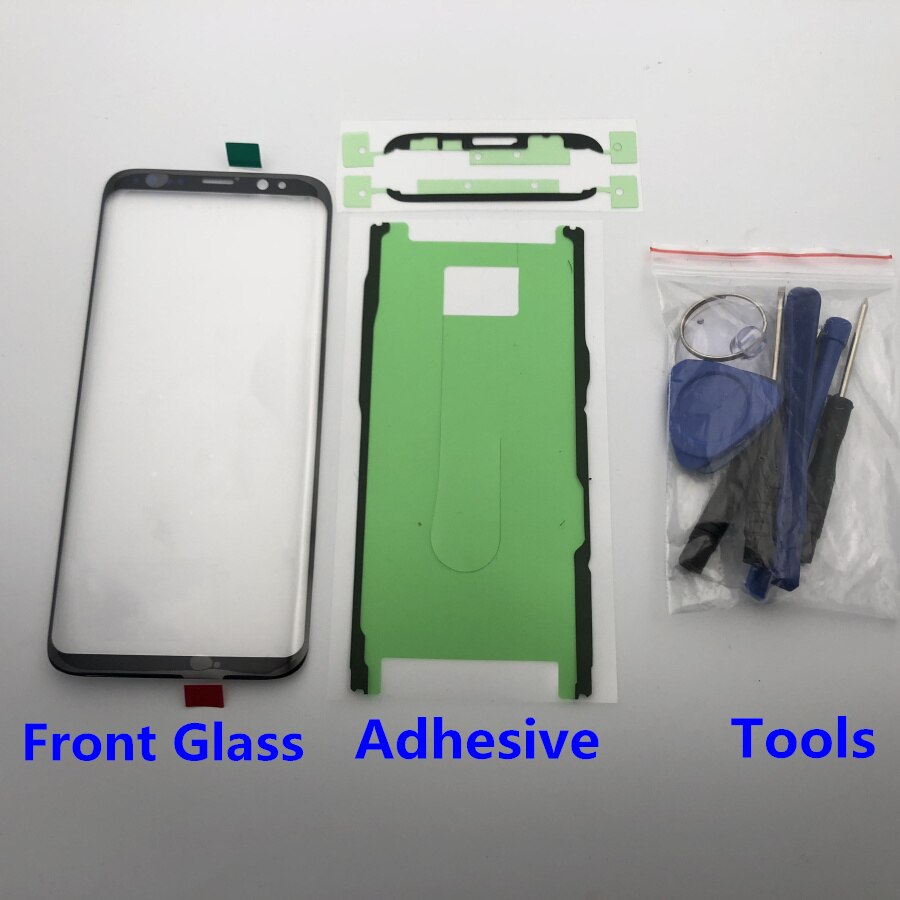 Ersatz Externe Glas für Samsung Galaxy S8 G950 S8 plus S9 plus S9 S8 + LCD Display Touch Screen Front glas Externe Objektiv