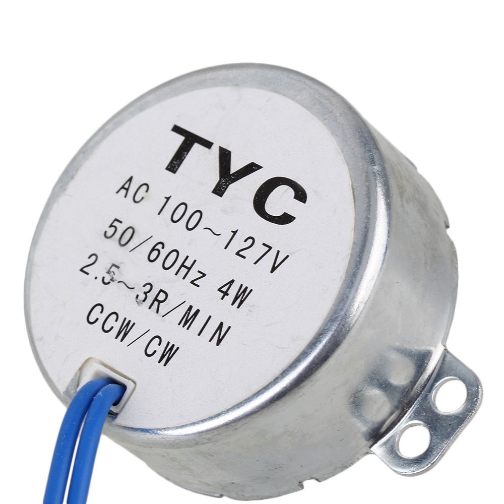 TYC-50 AC100-127V Synchrone Motor 2.5-3 RPM CW/CCW 4 W Koppel 8Kgf. cm