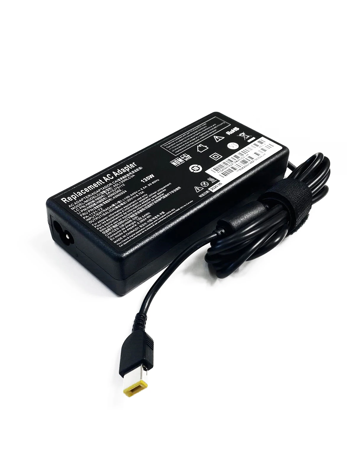 20V 6.75A 135W Laptop Ac Adapter Charger for Lenovo Ideapad Gaming 3 3-15IMH05 3-15ARH05 3-15ACH6 3-15IHU6;X1 Yoga (1st Gen)