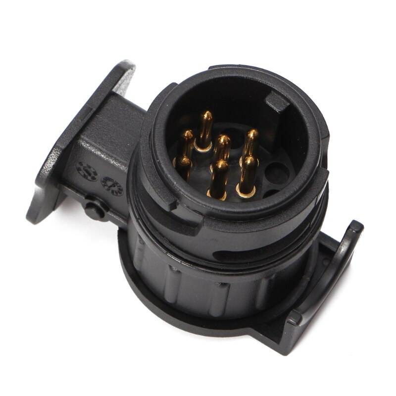 Waterproof 13 To 7 Pin Plug Trailer Caravan Electric Adapter Socket Connector E7CA