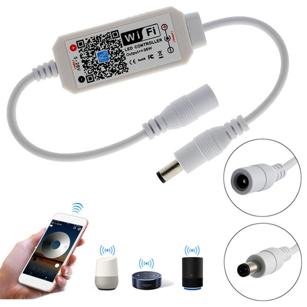 Magisk hjem bluetooth wifi rgb rgbw rgbwc ledet stripe kontrolleren smarttelefon app kontroll  dc 5-28v