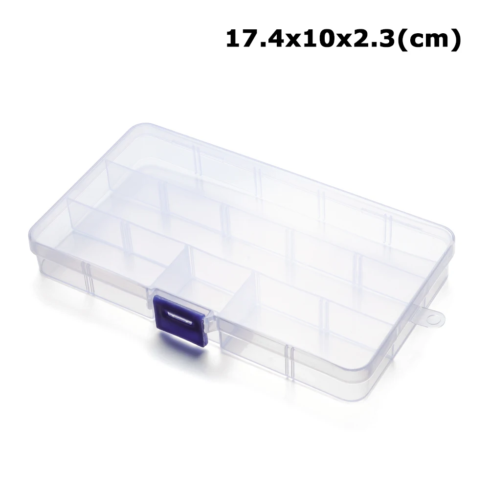 Plastic Transparante Opbergdoos Babyvoeding Holding Case Sieraden Kralen Container Box Vissen Tools Thuis Dagelijks Accessoires